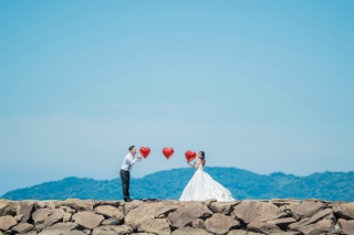 Photo Studio Cocozo（フォトスタジオココゾ）長崎・佐世保_【海ロケーション】青い海と白い砂浜で撮る大人気スポット