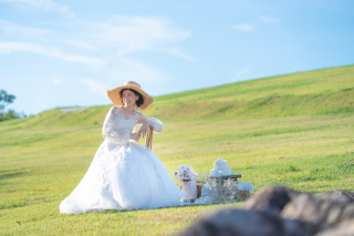 Photo Studio Cocozo（フォトスタジオココゾ）長崎・佐世保_【緑ロケーション】広大な緑の絨毯と空のコントラストが◎