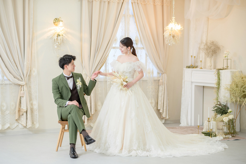 明朗会系◎追加金なしのコミコミ♪【ドレス&和装♪さらにロケ&スタジオ撮影♪】<豪華6万円特典> ロケ&スタジオ和洋プラン