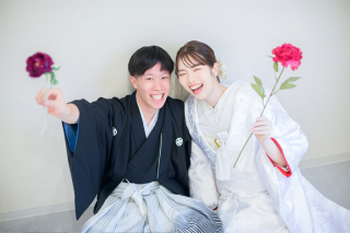 【前撮りにおすすめ♪】家族も喜ぶ和装フォト♪年内撮影でセルフフォト付◎明朗会計・追加金なし◎ ウェディングスタジオ和装１着プラン