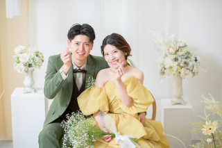 【マタニティ推奨】広々貸切スタジオでとにかく安心！【1日1組＆体調優先◎】今なら４万円OFF♪ マタニティ＆ドレス２点プラン