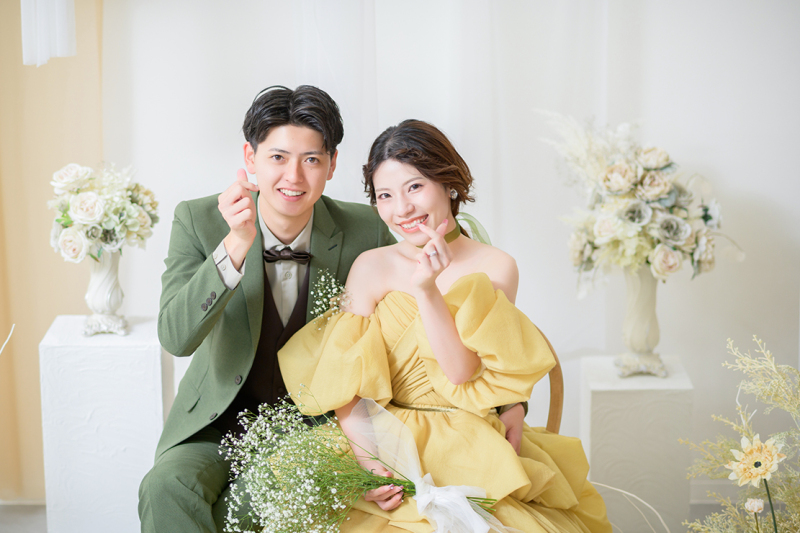 【マタニティ推奨】広々貸切スタジオでとにかく安心!【1日1組&体調優先◎】今なら4万円OFF♪ マタニティ&ドレス2点プラン