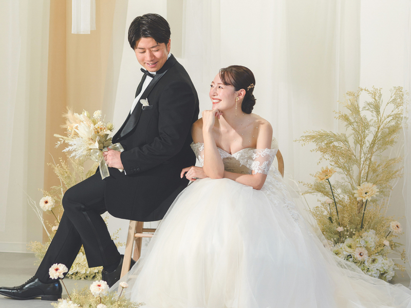 事前カウンセリングで安心◎【遠方・県外在住向け・洋装１点★】来店当日撮影◎事前来店不要★スタジオ洋装当日撮影プラン 　
