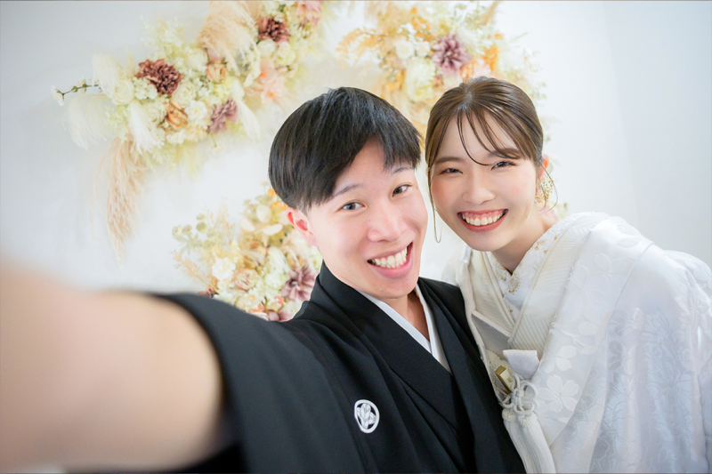 【前撮りにおすすめ♪】家族も喜ぶ和装フォト♪年内撮影でセルフフォト付◎明朗会計・追加金なし◎ ウェディングスタジオ和装1着プラン