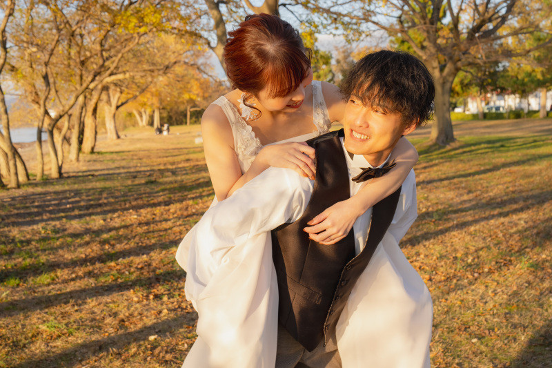 おんぶショット