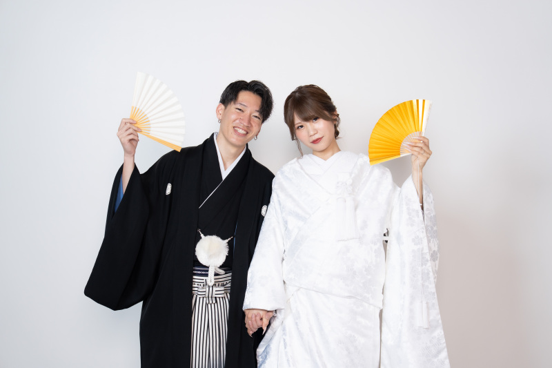 笑顔あふれる和装ショット