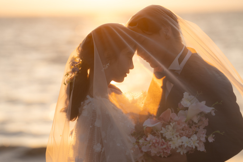 【琵琶湖×韓国スタジオ撮影プラン】ウェディングドレス×タキシード1着、レタッチ済400カット以上全データ付き