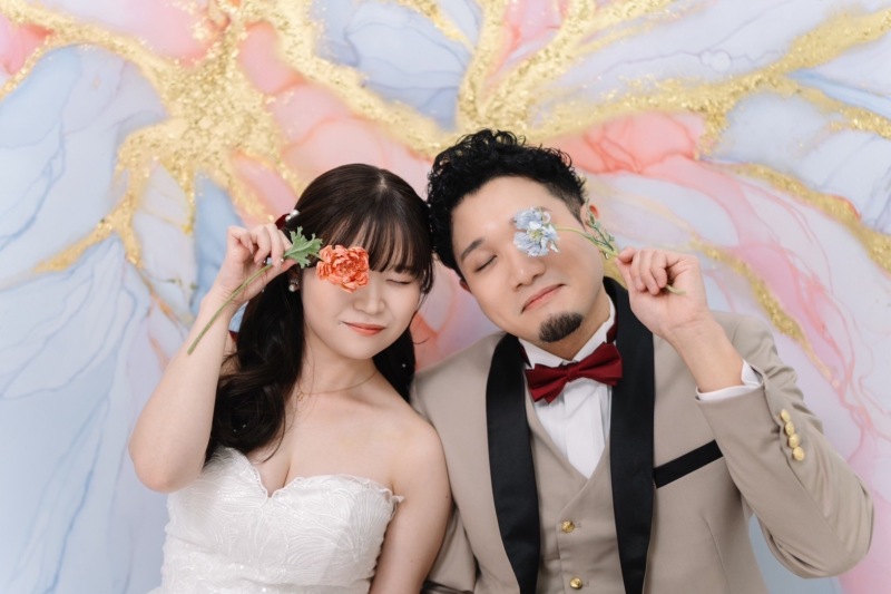 お花を添えて♡