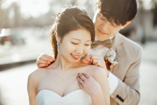 笑顔が素敵なおふたりと❤︎丸の内ロケーション撮影♪