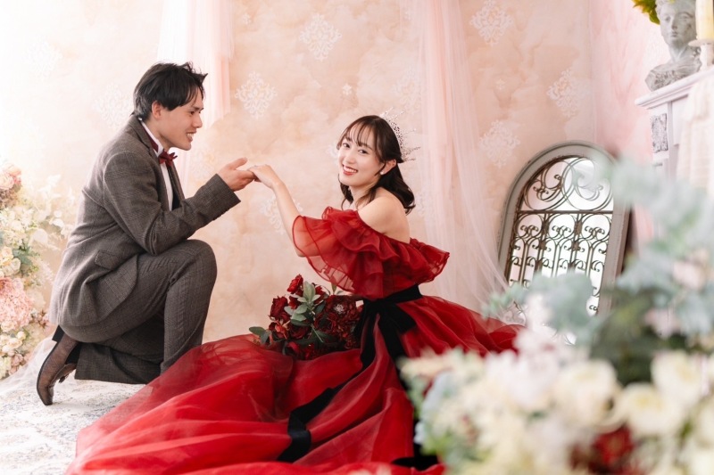 ブラウン×レッド