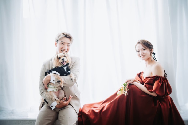 【ペットと一緒に♪】東京スタジオ+ナイトフォトプラン!【スタジオ+東京駅ナイト】