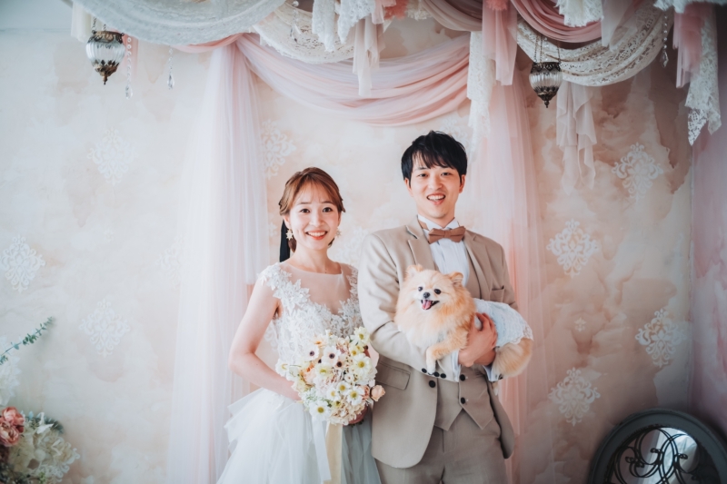 【ペットと一緒に♪】東京スタジオ+ナイトフォトプラン!【スタジオ+東京駅ナイト】