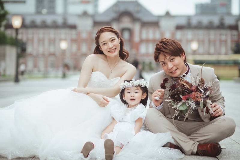 【お子様と一緒に♪】ロケーション撮影【東京駅】