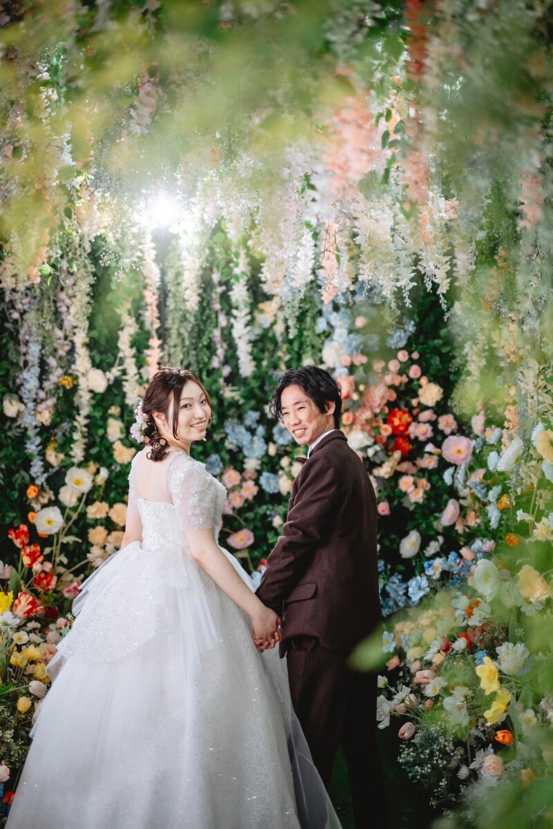 魔法のお花畑エリアから!