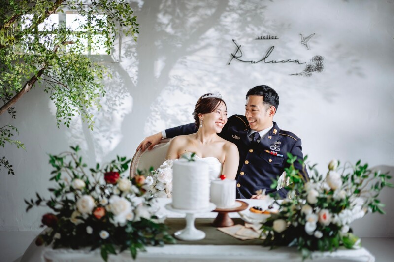 ソファーに座って♪