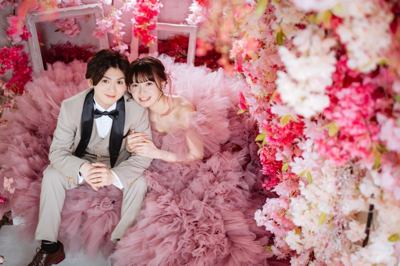 ピンク×ピンク