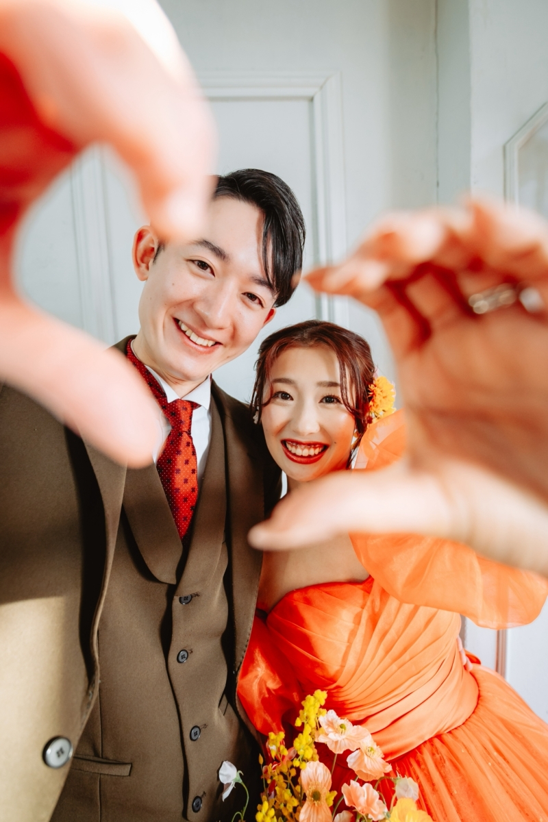 元気いっぱいなウェディングフォト♪