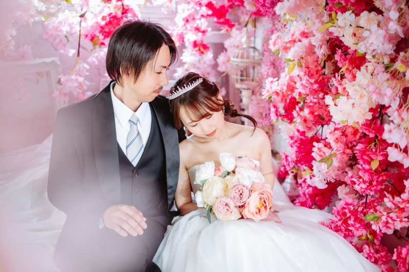 ピンクエリアから!