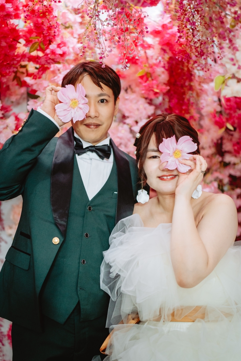 ピンクのお花がかわいい♪