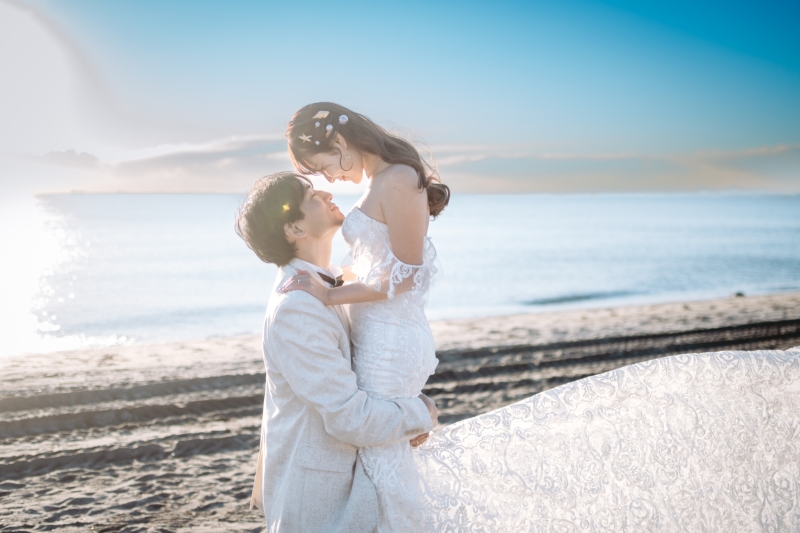 向かい合って抱っこショット!