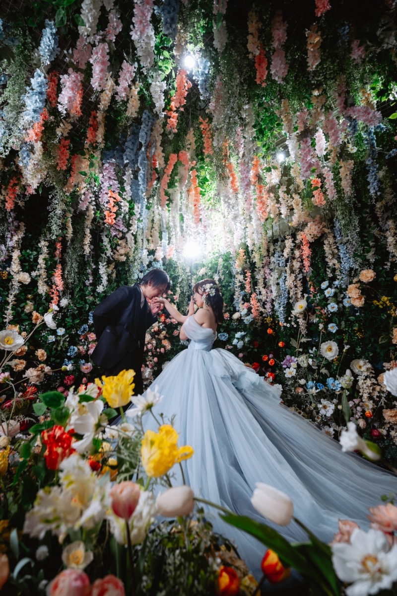 本当にお花畑にいるみたい…