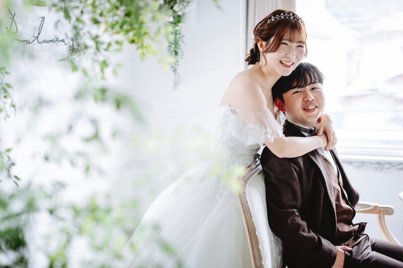 後ろからぎゅーっ