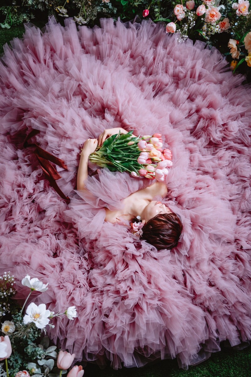 寝転がりショット