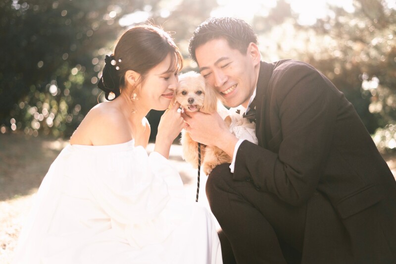 森での撮影からスタート!