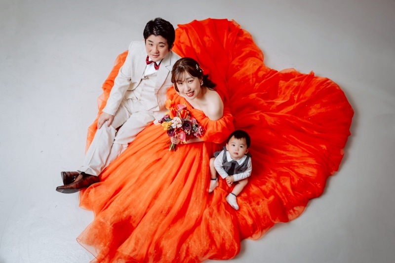 オレンジのハートに包まれて♡