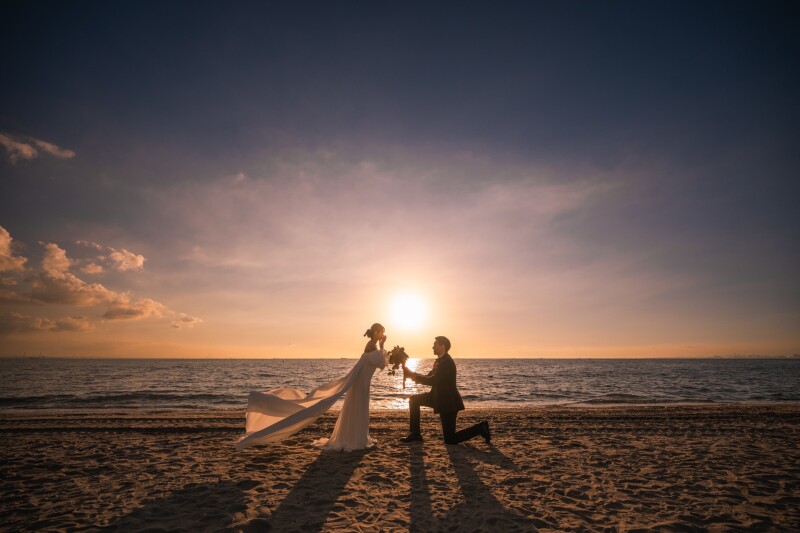 サンセットが綺麗に見えました!