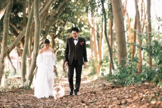 わんちゃんと一緒に ローケーションフォト♪