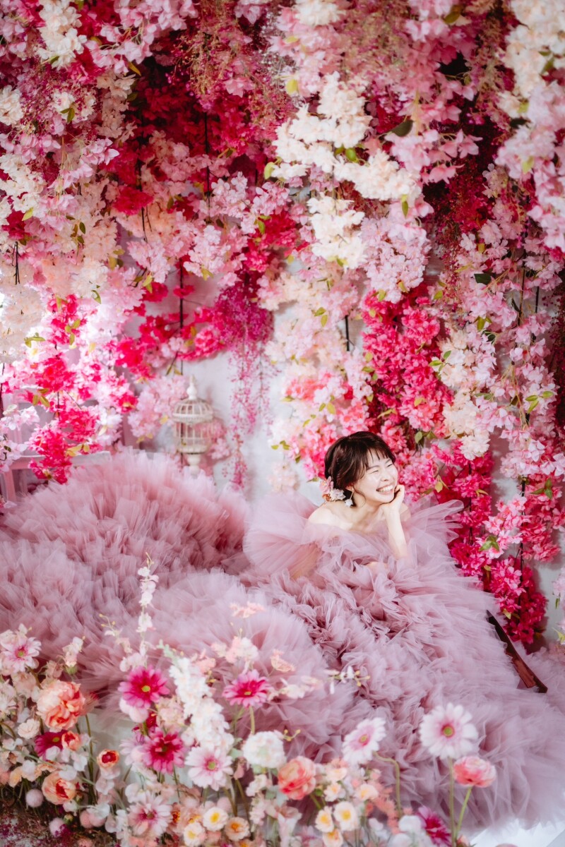 ピンク×ピンク