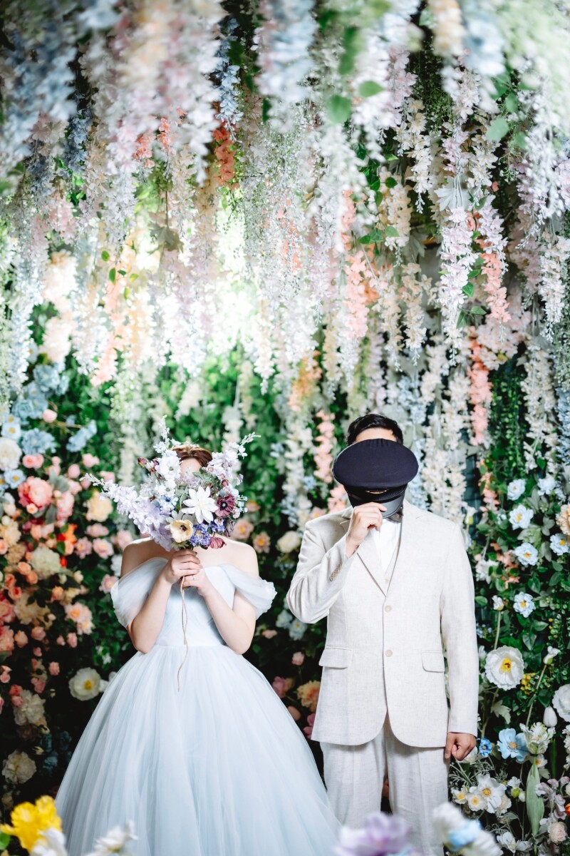 お顔隠しショットも!