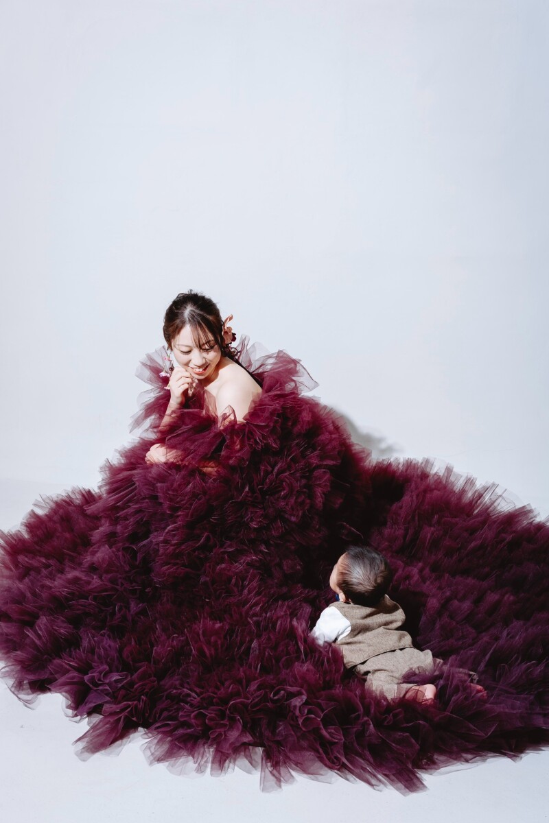 お座りショット