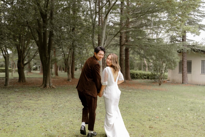 振り返りショット