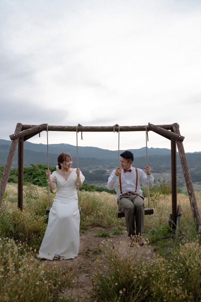 ブランコに乗って