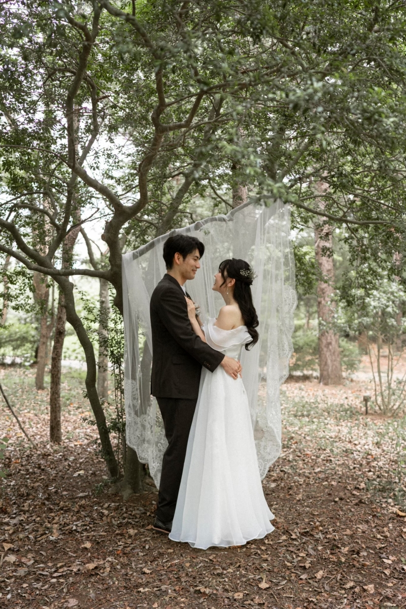 神秘的なベールショット