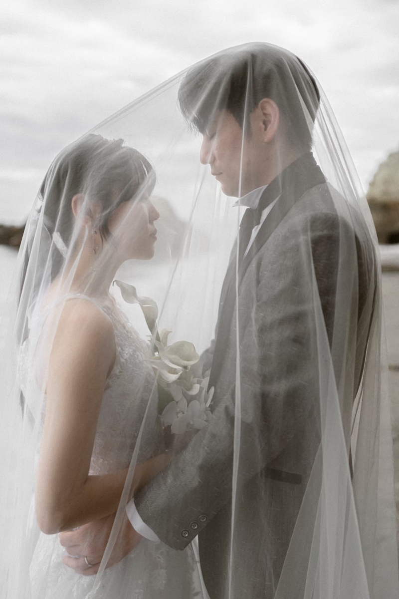 神秘的なベールショット