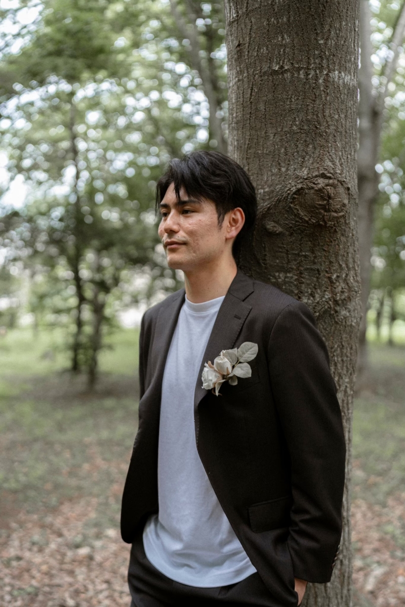 新郎様のソロショット