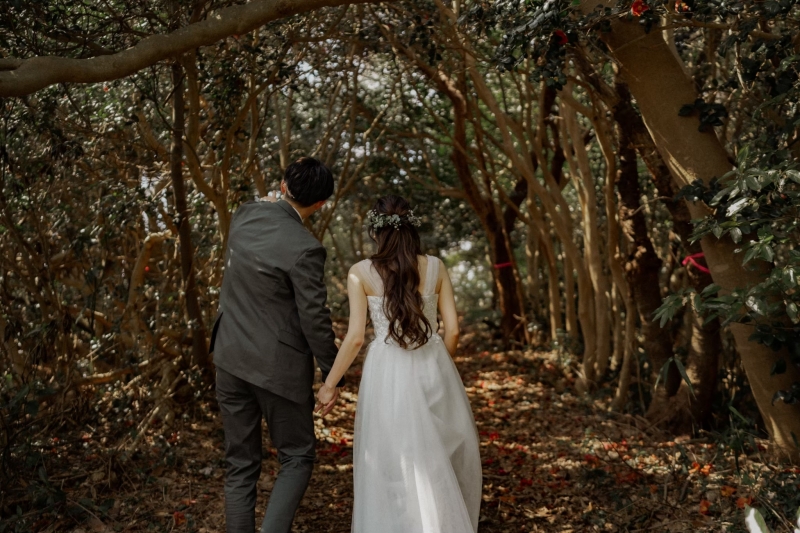 木々に覆われたスポットを散策！