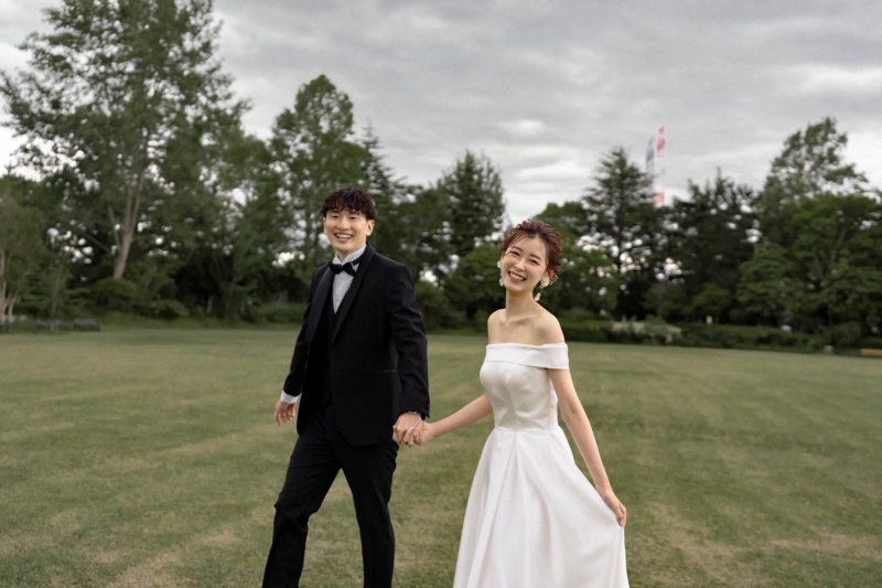 笑顔溢れるお二人の幸せな瞬間