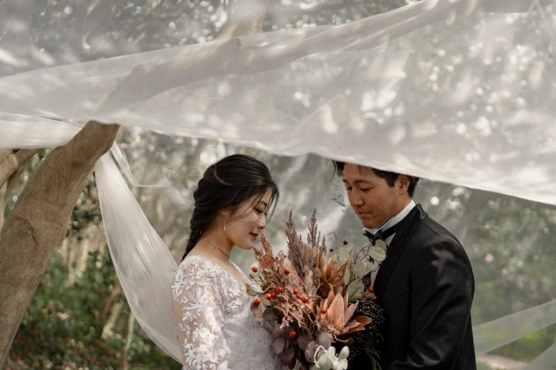 ベールを使って