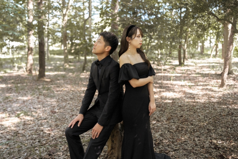 向かい合わせショット