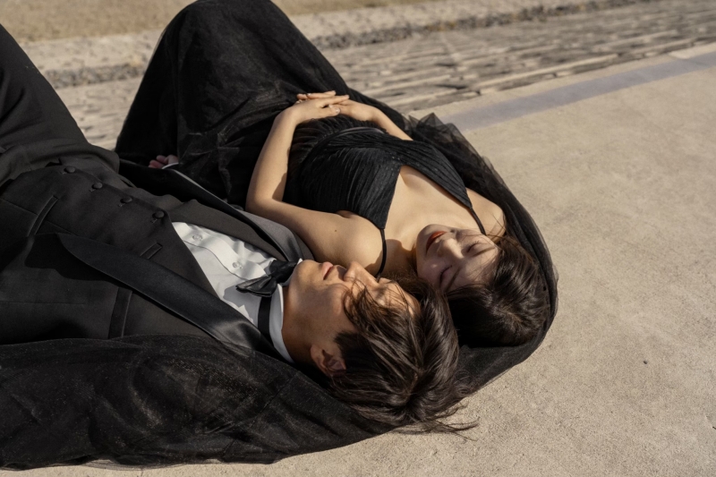 寝転びショット