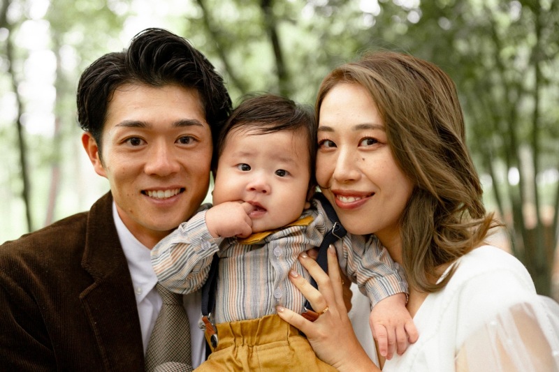 お子様と一緒に ファミリーフォト