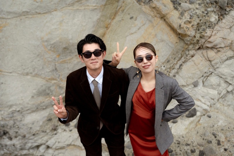 サングラスをかけてカッコよく!