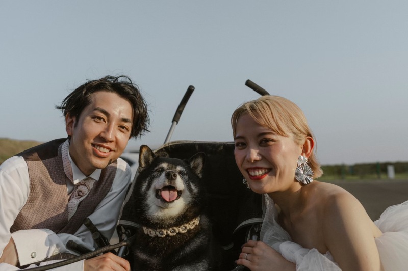 ラストは大好きな愛犬と