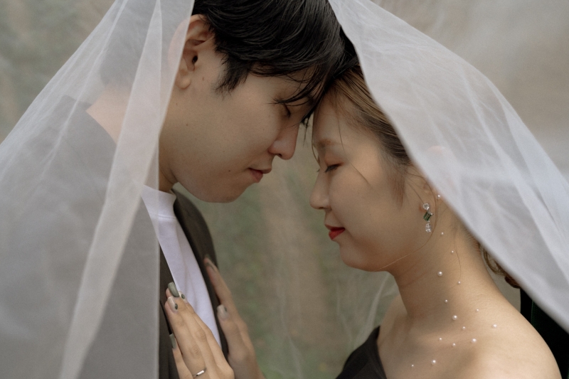 ベールの中で...