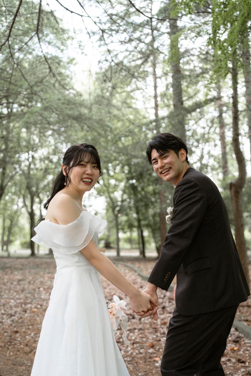 振り返りショット