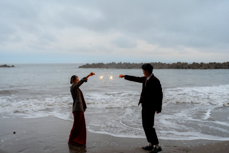 エモい花火フォト